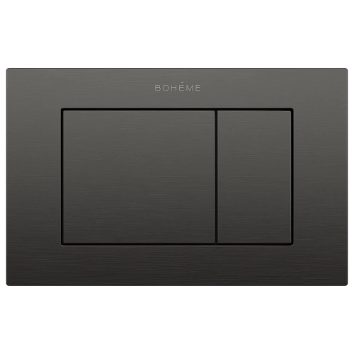 Клавиша смыва Boheme GUN METAL NEW 650/2-GM графит Клавиша смыва Boheme GUN METAL NEW 650/2-GM графит