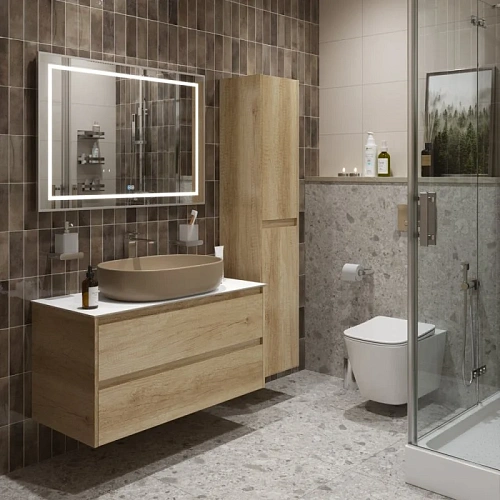 Тумба со столешницей и раковиной BelBagno KRAFT 100 kraft100rnn-kepbo-1084h316-set подвесная KRAFT100RNN-KEPBO-1084H316-SET Тумба со столешницей и раковиной BelBagno KRAFT 100 kraft100rnn-kepbo-1084h316-set подвесная KRAFT100RNN-KEPBO-1084H316-SET