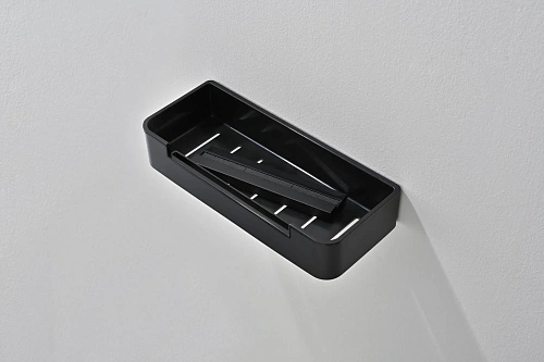 Полка Aquatek AQ4966MB черный матовый Полка Aquatek AQ4966MB черный матовый