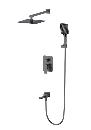 Душевая система Wonzon & Woghand встраиваемая, темный графит (WW-88939011-BGM) Душевая система Wonzon & Woghand встраиваемая, темный графит (WW-88939011-BGM)