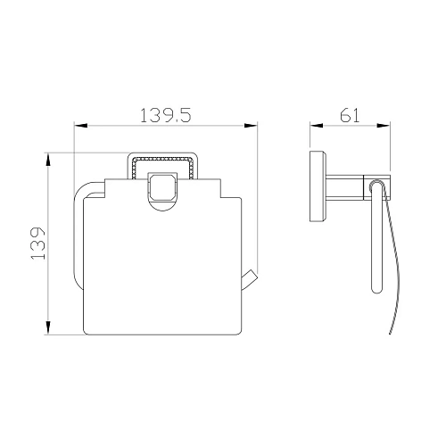 Держатель туалетной бумаги Wonzon & Woghand с крышкой, бронза (WW-7226) Держатель туалетной бумаги Wonzon & Woghand с крышкой, бронза (WW-7226)
