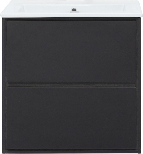Тумба под раковину Aquanet Милан 65 черный глянец 00306379 Тумба под раковину Aquanet Милан 65 черный глянец 00306379