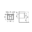 Тумба под раковину Laufen PRO L 52х45 4.8303.4.095.485.R Тумба под раковину Laufen PRO L 52х45 4.8303.4.095.485.R