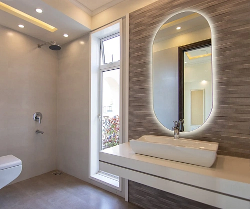 Зеркало Silver mirrors Viva 550х1050 вертикальная выключатель - датчик на движение LED-00002641 Зеркало Silver mirrors Viva 550х1050 вертикальная выключатель - датчик на движение LED-00002641