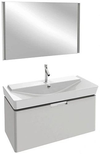 Комплект мебели 100 см Jacob Delafon Reve , черный блестящий, с подсветкой, подвесной монтаж E4801-0 E4801-00+EB576-NF+EB1132-R-274 Комплект мебели 100 см Jacob Delafon Reve , черный блестящий, с подсветкой, подвесной монтаж E4801-0 E4801-00+EB576-NF+EB1132-R-274