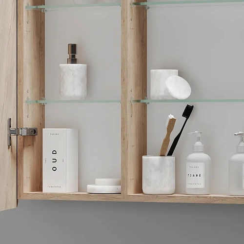 Зеркальный шкаф Sancos Mirror MI90EG 890x150х740 мм, с LED подсветкой, дуб галифакс натуральный Зеркальный шкаф Sancos Mirror MI90EG 890x150х740 мм, с LED подсветкой, дуб галифакс натуральный