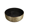 Раковина GROSSMAN Color GR-5010GBL (355x355x115) золото черная внутри Раковина GROSSMAN Color GR-5010GBL (355x355x115) золото черная внутри