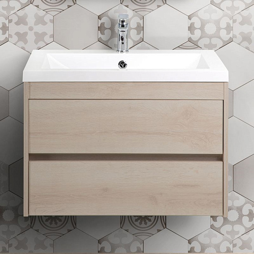 Тумба под раковину ART&MAX FAMILY Family-580-2C-SO-PB подвесная с двумя выкатными ящиками, Pino Bian Тумба под раковину ART&MAX FAMILY Family-580-2C-SO-PB подвесная с двумя выкатными ящиками, Pino Bian