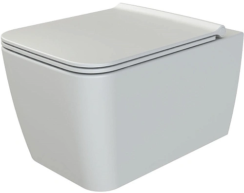 Унитаз подвесной Boheme Zen 967-2-WM с биде матовый белый Унитаз подвесной Boheme Zen 967-2-WM с биде матовый белый