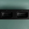Раковина Ceramica Nova Grace CN7022MB мебельная 1410x457x137 с двумя чашами и отверстиями под смеситель, черный матовый Раковина Ceramica Nova Grace CN7022MB мебельная 1410x457x137 с двумя чашами и отверстиями под смеситель, черный матовый
