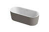 Ванна отдельностоящая CEZARES METAURO-INT-Central-180-80-60-G-W-MATT 1800x800 серый матовый