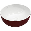 Картинка анонса товара «раковина villeroy &amp; boch artis 43 x 43 см bordeaux 417943bcs9 накладная»