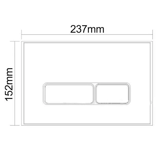 Клавиша смыва Aquanet AQ-PRO-01MB черный матовый Клавиша смыва Aquanet AQ-PRO-01MB черный матовый
