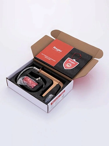 Смеситель для раковины Raglo R07.10.33 монолитный, матовая медь Смеситель для раковины Raglo R07.10.33 монолитный, матовая медь