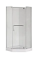 Душевой уголок Taliente 90x90x195см, пятиугольный, распашной, прозр.стекло 6мм, хром.профиль TA-09093-1CP Душевой уголок Taliente 90x90x195см, пятиугольный, распашной, прозр.стекло 6мм, хром.профиль TA-09093-1CP