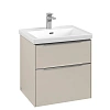 Тумба под раковину Villeroy &amp; Boch Subway 3.0 с подсветкой Cashmere Grey / Cashmere Grey C578L0VN