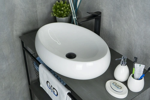 Раковина Gid N9030a 51114 накладная белая 60x41x15 Раковина Gid N9030a 51114 накладная белая 60x41x15