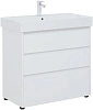 Тумба под раковину Aquanet Nova Lite 85 белый глянец (3 ящика) 00302475