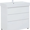 Тумба под раковину Aquanet Nova Lite 85 белый глянец (3 ящика) 00302475 Тумба под раковину Aquanet Nova Lite 85 белый глянец (3 ящика) 00302475