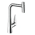 Смеситель для кухни Hansgrohe 300, с вытяжным душем, 2jet, sBox 73867000, хром Смеситель для кухни Hansgrohe 300, с вытяжным душем, 2jet, sBox 73867000, хром