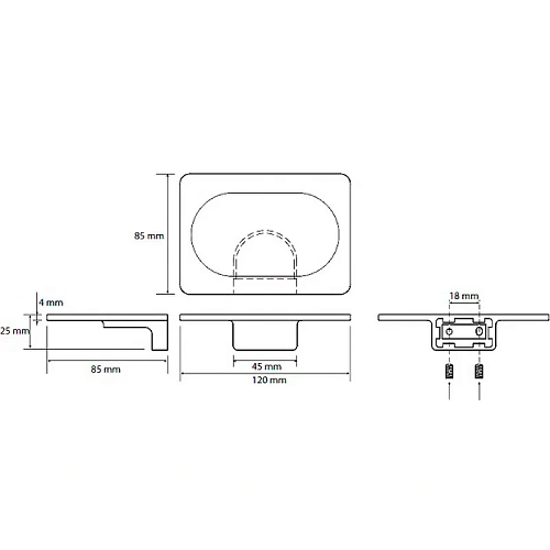Мыльница Bemeta Organic 157108331 Мыльница Bemeta Organic 157108331