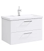 Тумба под раковину AQWELLA Manchester 80см MAN01082 подвесная, белая Тумба под раковину AQWELLA Manchester 80см MAN01082 подвесная, белая
