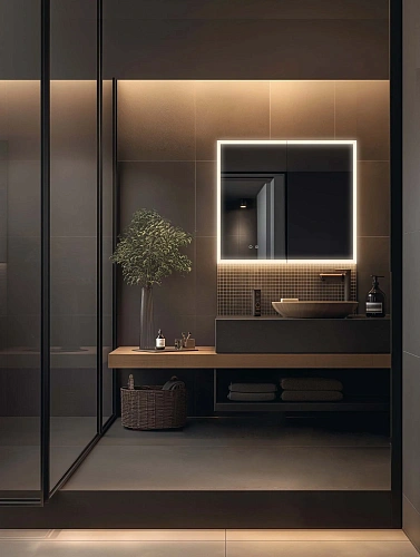 Зеркальный шкаф Aquatek AQ7803B-MLC с подсветкой, сенсорное, 800x700x133 Зеркальный шкаф Aquatek AQ7803B-MLC с подсветкой, сенсорное, 800x700x133