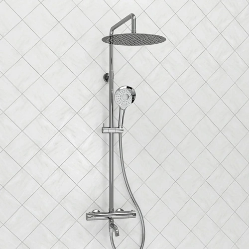 Душевая система WasserKRAFT A188.116.101.087.CH Thermo с термостатом хром Душевая система WasserKRAFT A188.116.101.087.CH Thermo с термостатом хром