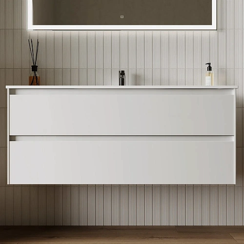 Тумба под раковину Sancos Cento CN120-1W белый глянец Тумба под раковину Sancos Cento CN120-1W белый глянец