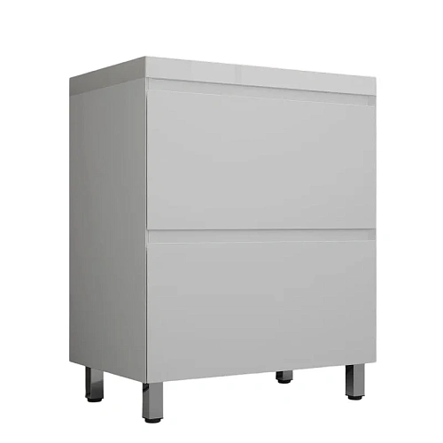 Тумба под раковину Style Line Манхэттен 70 см ЛС-00002374 напольная, белый матовый Тумба под раковину Style Line Манхэттен 70 см ЛС-00002374 напольная, белый матовый