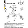 Люстра потолочная Omnilux Cudacciolu OML-53907-08 Люстра потолочная Omnilux Cudacciolu OML-53907-08