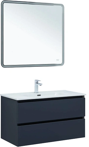 Тумба под раковину Aquanet Вега 2.0 90 маренго 00337950 подвесная Тумба под раковину Aquanet Вега 2.0 90 маренго 00337950 подвесная