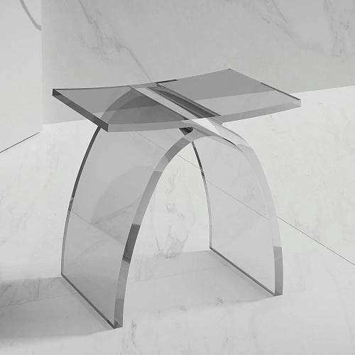 Стул для душа ABBER Kristall AT1739Perle Стул для душа ABBER Kristall AT1739Perle