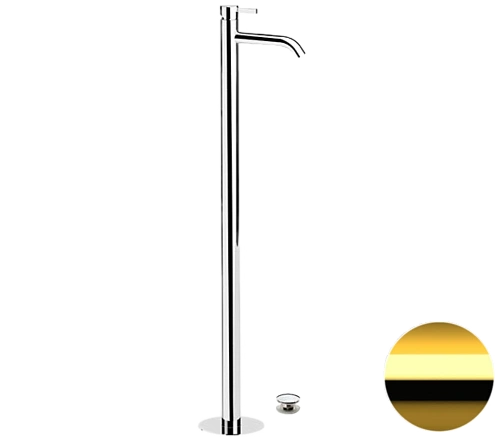 Смеситель для раковины Remer Metrica MC18DO, золото глянцевое Смеситель для раковины Remer Metrica MC18DO, золото глянцевое