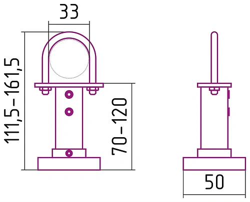 Кронштейн Сунержа напольный для ДР Эстет 00-1514-0032 Без покрытия Кронштейн Сунержа напольный для ДР Эстет 00-1514-0032 Без покрытия
