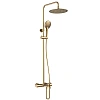 Душевая система AQUAme AQM8008BG с термостатом, Ø250, лейка 3 реж, высота 1100-1500мм, Brushed gold Душевая система AQUAme AQM8008BG с термостатом, Ø250, лейка 3 реж, высота 1100-1500мм, Brushed gold