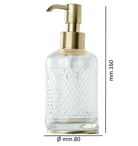 Дозатор жидкого мыла Boheme AURA Gold 10250-G Дозатор жидкого мыла Boheme AURA Gold 10250-G