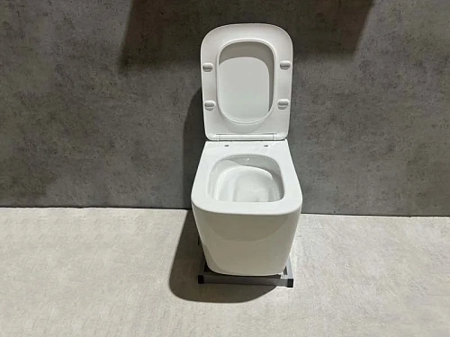 Унитаз подвесной CeramaLux TR 5170 TORNADO белый с крышкой микролифт Унитаз подвесной CeramaLux TR 5170 TORNADO белый с крышкой микролифт