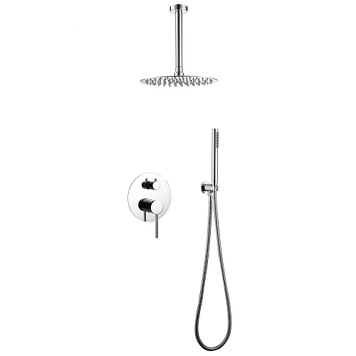 Душевая система ABBER Emotion AF8821 скрытого монтажа без излива, хром Душевая система ABBER Emotion AF8821 скрытого монтажа без излива, хром