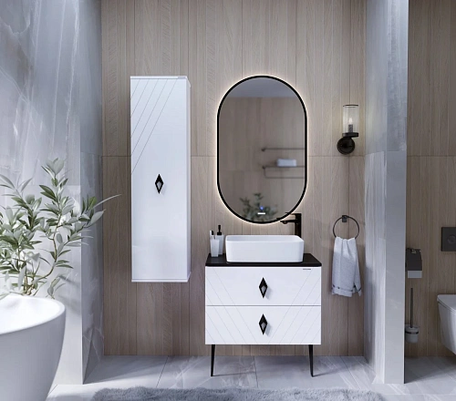 Столешница GROSSMAN ВИВА-70 см черная (искусственный камень) 507003 Столешница GROSSMAN ВИВА-70 см черная (искусственный камень) 507003