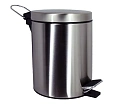 Корзина для мусора WasserKRAFT K-633NICKEL 3L никель Корзина для мусора WasserKRAFT K-633NICKEL 3L никель
