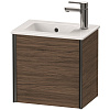 Картинка анонса товара «тумба под раковниу duravit xviu xv4024lb221 41 см орех/черный подвесная»