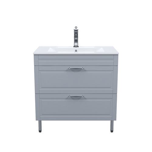 Тумба с раковиной IDDIS Oxford (OXF80L0i95K) напольная, 80 см, светло-серый Тумба с раковиной IDDIS Oxford (OXF80L0i95K) напольная, 80 см, светло-серый