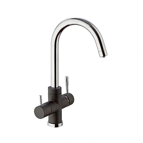 Смеситель для кухни Paini Cox METALLIC BLACK 7844643CR3V11L2KM Смеситель для кухни Paini Cox METALLIC BLACK 7844643CR3V11L2KM