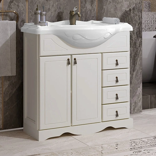 Тумба под раковину Opadiris Клио 85 00-00002835 слоновая кость Тумба под раковину Opadiris Клио 85 00-00002835 слоновая кость