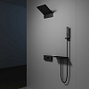 Картинка анонса товара «душевая система vincea futura vsfw-2f11tmb термостатический встраиваемая, 3 режима, черный»