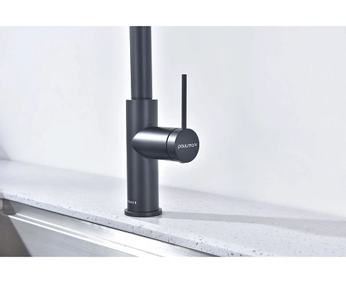 Смеситель для кухни Paulmark Galant антрацит Ga213077-AN Смеситель для кухни Paulmark Galant антрацит Ga213077-AN