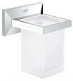 Стакан GROHE Allure Brilliant, хром (40493000) с держателем Стакан GROHE Allure Brilliant, хром (40493000) с держателем