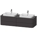 Тумба под раковину Duravit Happy D.2 Plus HP4974B8080 подвесная 160 см Тумба под раковину Duravit Happy D.2 Plus HP4974B8080 подвесная 160 см