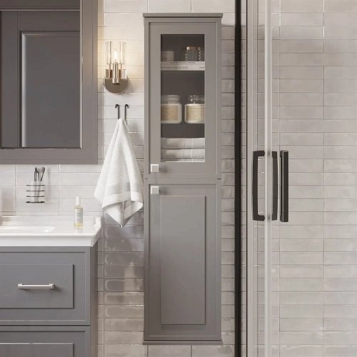 Шкаф-пенал STWORKI Хадстен R, серый 540845 Шкаф-пенал STWORKI Хадстен R, серый 540845